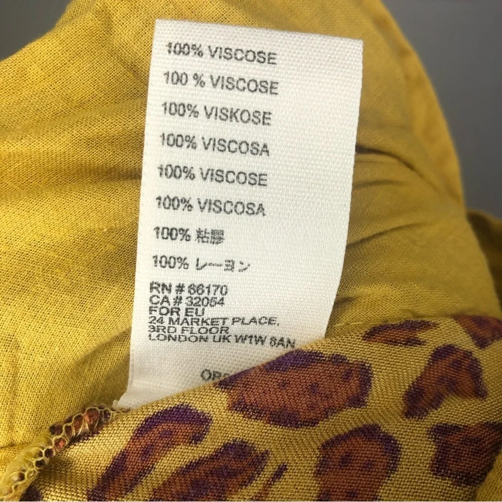 Free People Leopard Print Bennie Pant